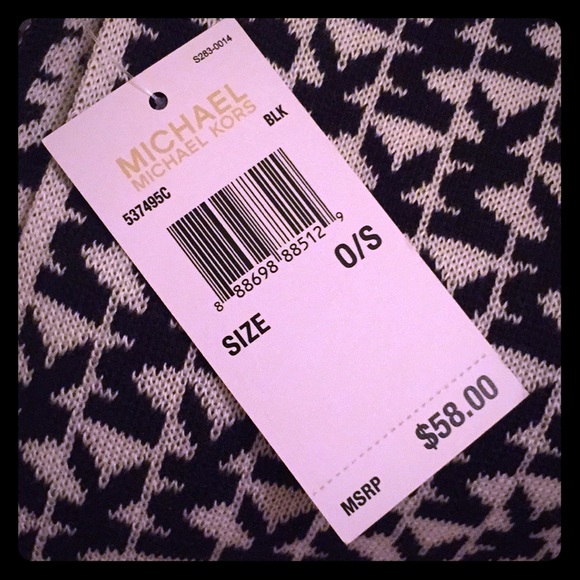 ONLY 1! MICHAEL Michael Kors Logo Infinity Scarf - Picture 5 of 6